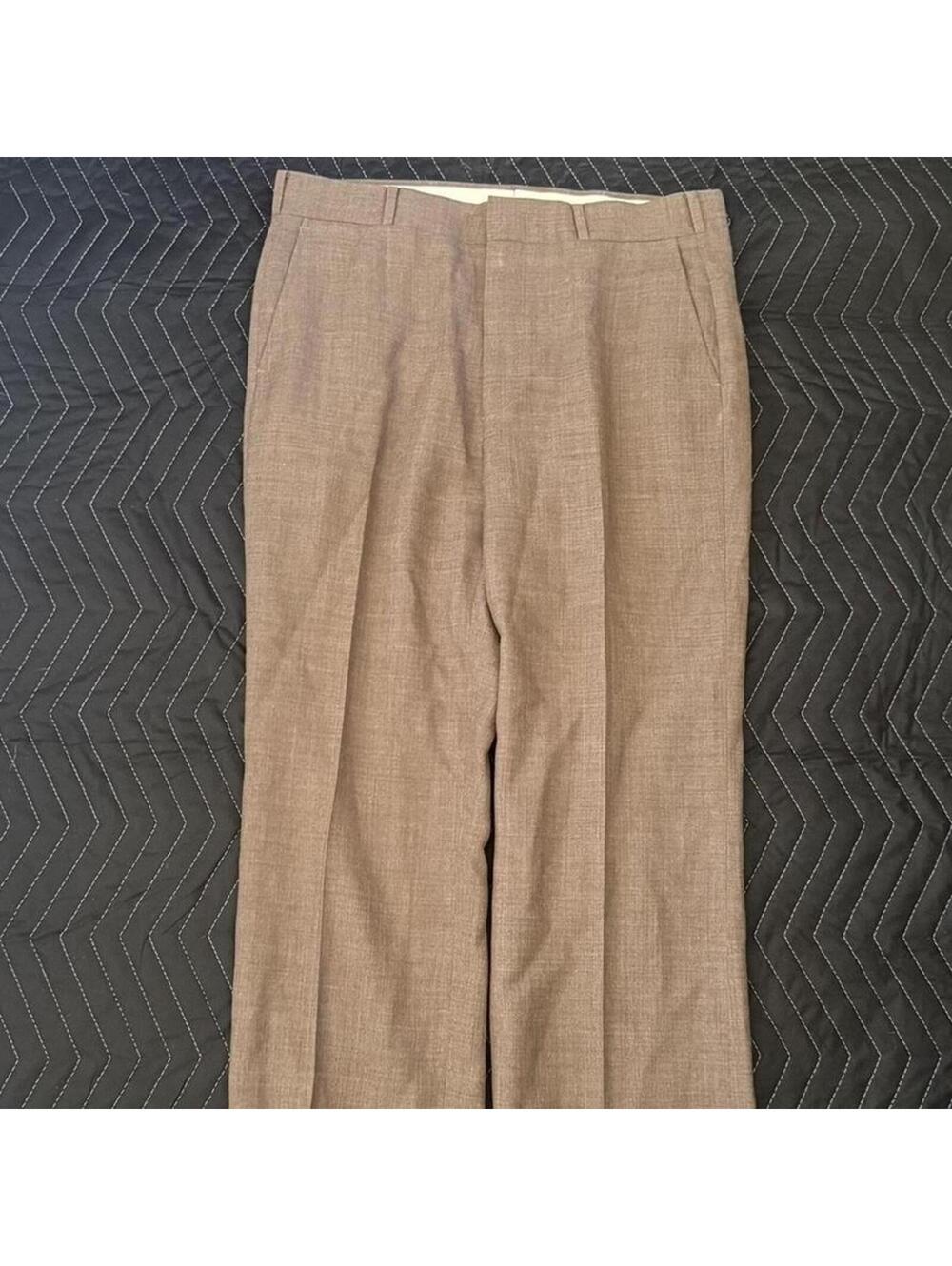Men's Brown and Tan Trousers
